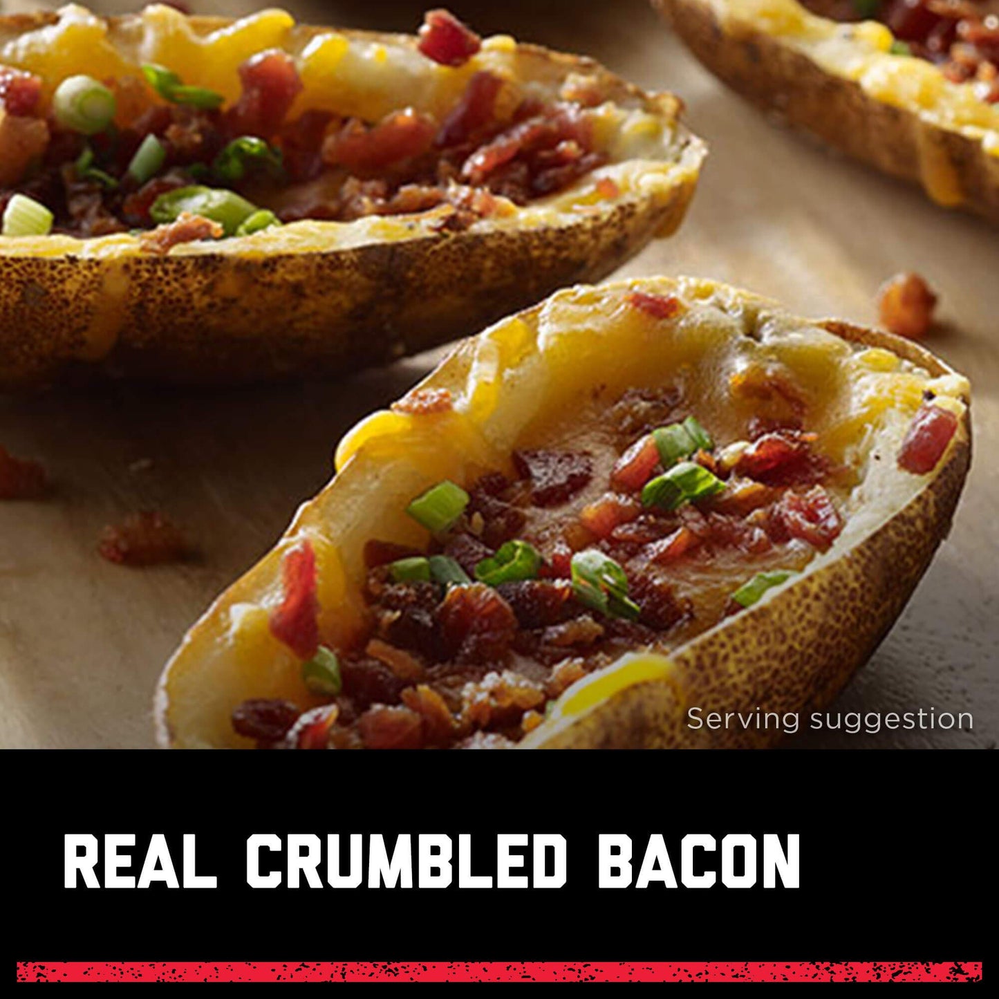 Hormel Real Peppered Bacon Cspirit-inspired flavorbles, 3 oz Pouch, 8 Packages, Model 61735