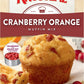Krusteaz Cranberry Orange Muffin Mix, Contains Cranberries with Orange Zest (18.6 Ounce (Pack of 6))
