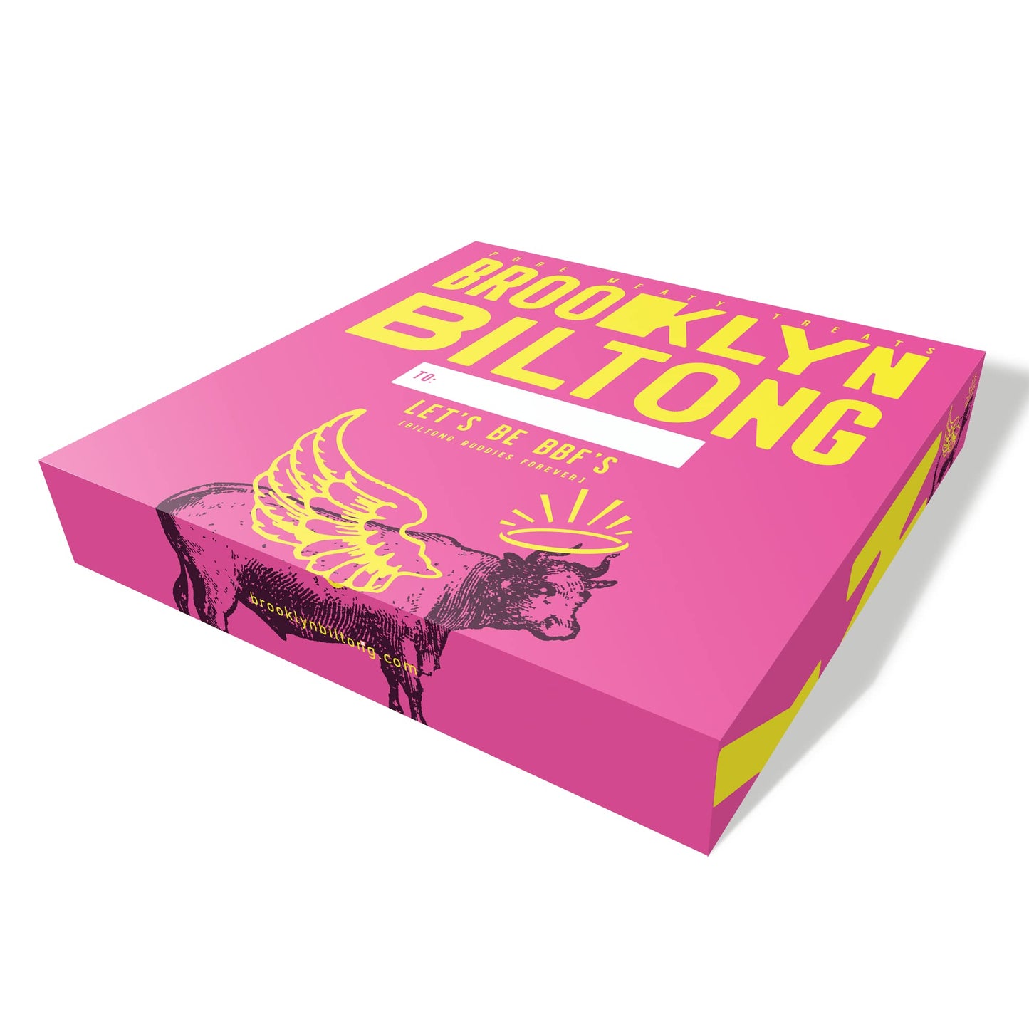 Brooklyn Biltong Carnivore Holiday Gift Snack Box, Air Dried Grass Fed Beef, South African Beef Jerky - Whole30, Paleo, Keto, Gl