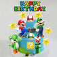 14Pcs Super Bros Cake Topper For Birthday Party Decoration, Super Brother Birthday Party Supplies- Fun Kid'S Party Cupcake Decor
