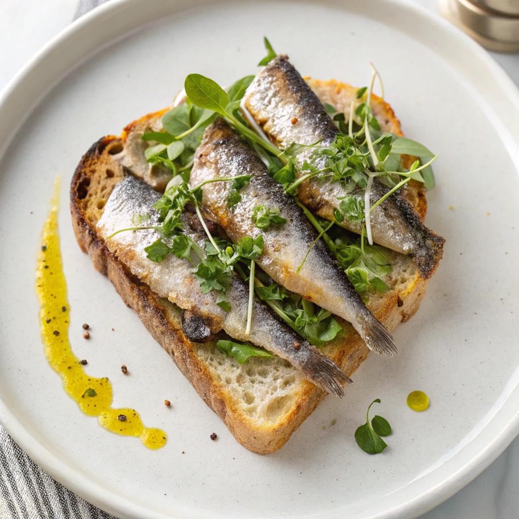 MW Polar Naturally Alder Wood Smoked Brisling Sardines in Olive Oil  6.5oz Jar (Pack of 12) | Kosher Friendly  Wild-Caught  Hand-Packed  High in Omega-3  Keto  Paleo  Gluten-Free  Non-GMO
