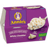 Annie'S White Cheddar Microwave Mac And Cheese With Organic Pasta, Made With Real Cheese, Dinner Side Or Snacks, 4 Cups, 8.04 Oz