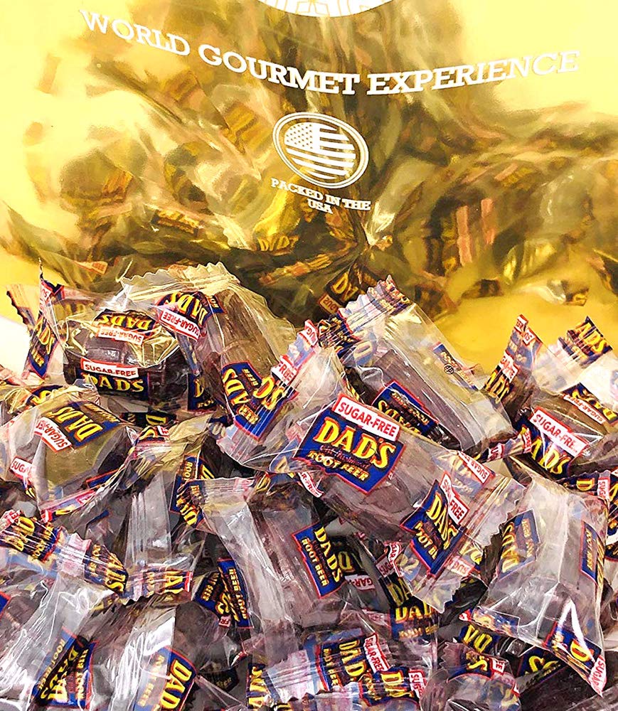 Sweetgourmet Dad’S Sugar-Free Root Malt-Inspired Barrels | Bulk Hard Candy Zero-Sugar | 2 Pound