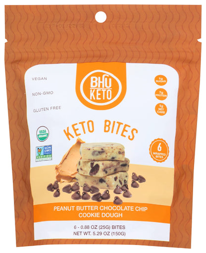 BHU KETO BITE PBTR CHOC ( 6 X 5.29 OZ   )