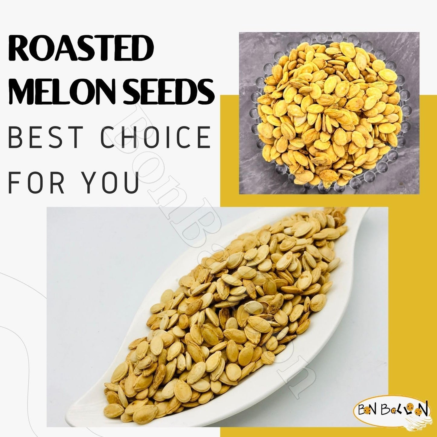 Egyption Melon Seeds, Roasted & Salted -       (1600Gm)
