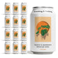 Something & Nothing Orange & Mandarin Flavored Sparkling Water | Lightly Carbonated & Full of Flavor with Added G & Lemon Juice | Vegan & Low Calorie enhanced Soda | 12 Fl Oz Cans (Pack of 12)
