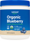 Nutricost Organic Blueberry Powder 8oz (227 Grams) - Pure, Gluten Free, Non-GMO, from Whole Freeze-Dried Organic Blueberries