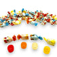 Arcor Fruit Filled Hard Candy, Delicious And Flavorful Gourmet Bon Bons Cherry, Orange, Strawberry, Pineapple, And Lemon 1.5 Lbs
