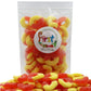 FirstChoiceCandy Gummy Rings Candy - Peach - 1 Pound (Pack of 1)