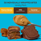 AWAKE Caffeinated Chocolate Bites - Variety Pack (50mg Caffeine) - 50 Count - Gluten Free, Non GMO - Peanut Butter, Milk, & Caramel