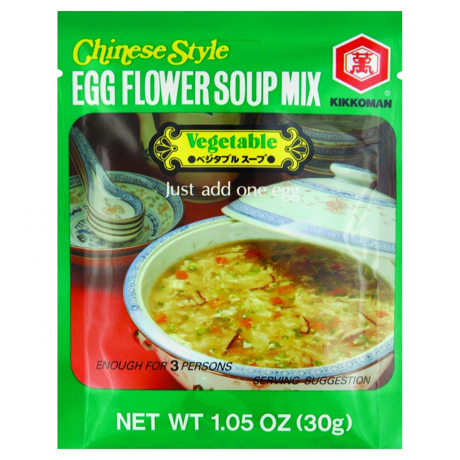 Kikkoman Corn Egg Flower Soup Mix, Pack of 12, 1.05 Ounce Each