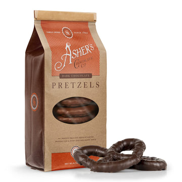 Asher's Chocolates, Chocolate Covered Pretzels, Gourmet Sweet and Salty Candy, Small Batches of Kosher Chocolate, Family Owned S