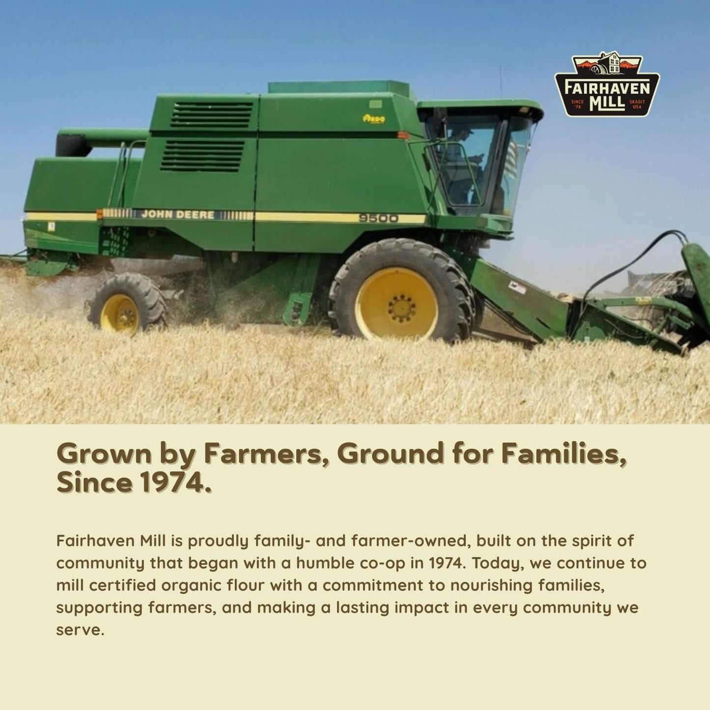 Fairhaven Mill Whole Grain Barley Flour 5 lbs - Non-Wheat, Mild Flavor - Perfect for Baking and Blending with Wheat Flours - 850
