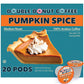 Double Donut Coffee Pumpkin Spice Medium Roast Coffee Pods, 20 Count, Compatible with Keurig K Cups