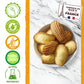 St Michel Traditional Madeleines French Sponge Cakes Made In France, Pack Of 2 (250G Each) Non-Gmo. Total Of 20 Individually Wrapped All Butter Traditional Madeleines Sponge Cakes