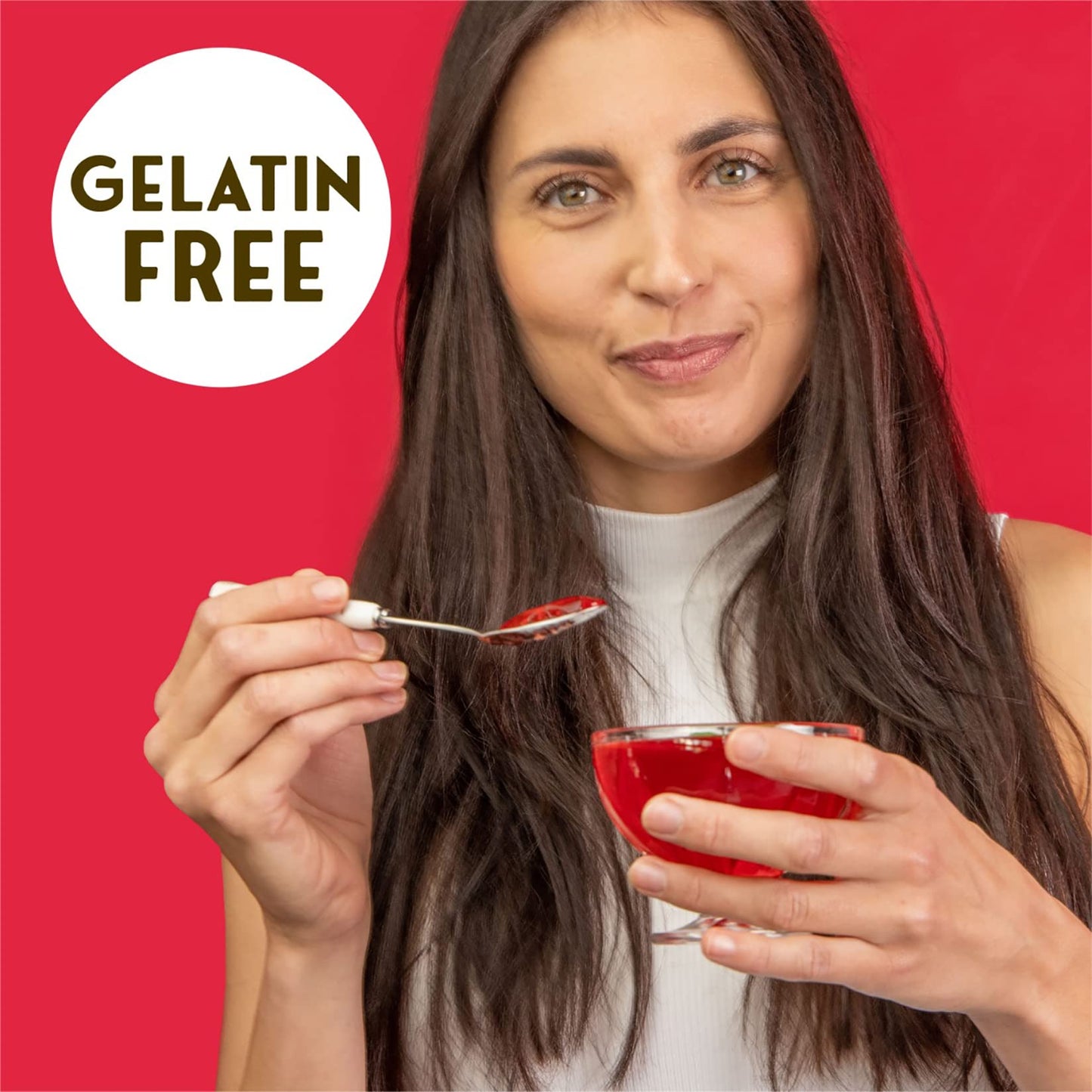 Simply Delish Natural Strawberry Jel Dessert - Sugar Free, Non GMO, Gluten Free, Fat Free, Vegan, Keto Friendly - 0.7 OZ (Pack o