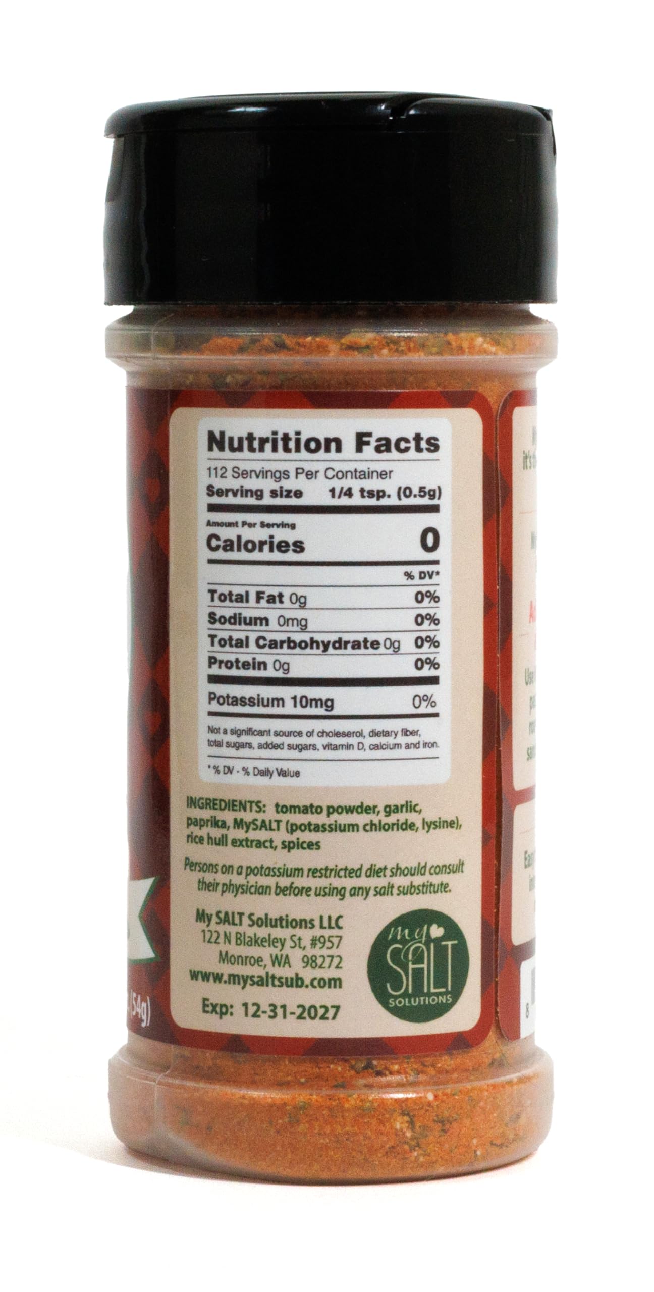 Mysalt Salt Substitutes (Pizza)