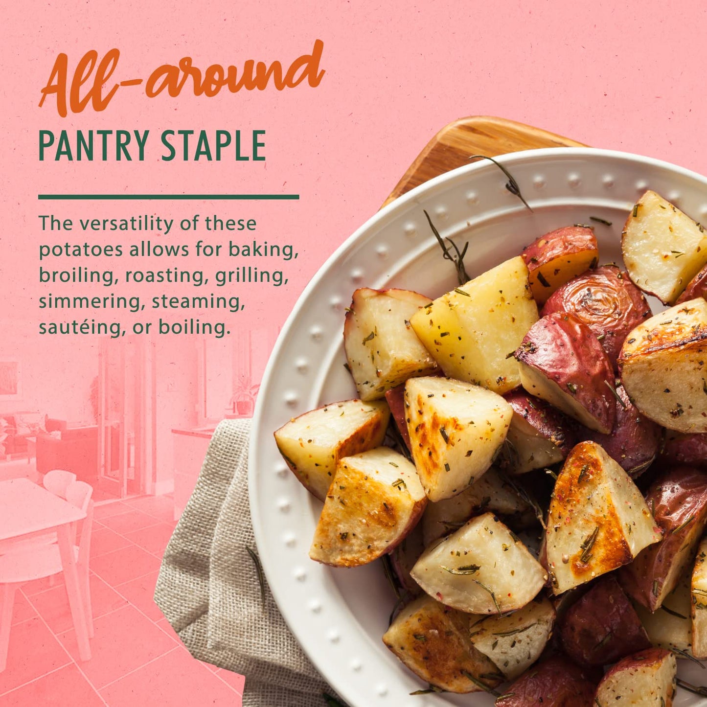 Melissa'S Baby Dutch Red Potatoes, Fresh Baby Red Skin Potatoes, Year-Round Baby Dutch Red Potatoes In A Bag, 3Lbs (2X 1.5Lb Bag