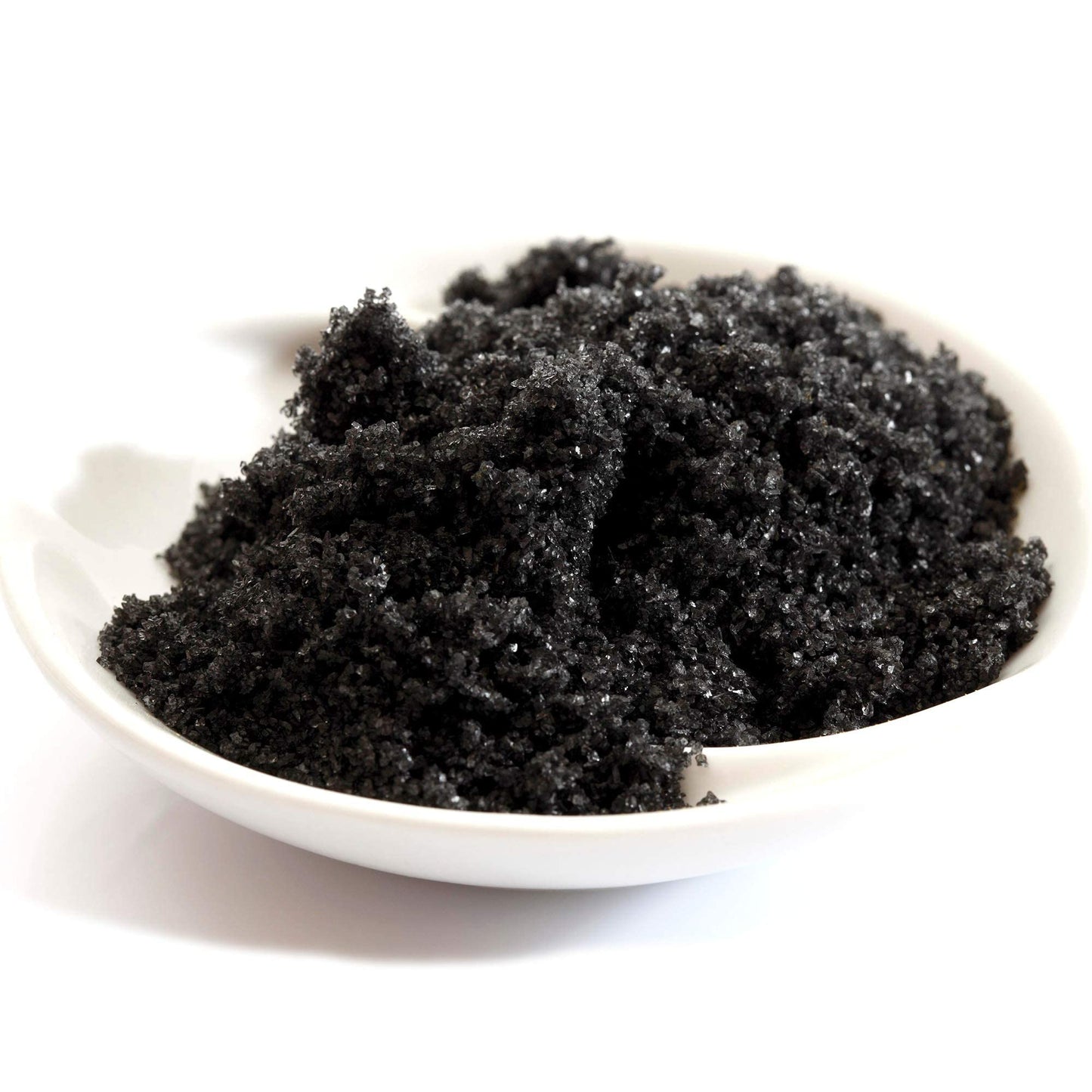 The Spice Lab Black Salt - Real Hawaiian Black Lava Salt - Fine 1 Pound - OU Kosher Gluten-Free Non-GMO Gourmet Salt - Authentic