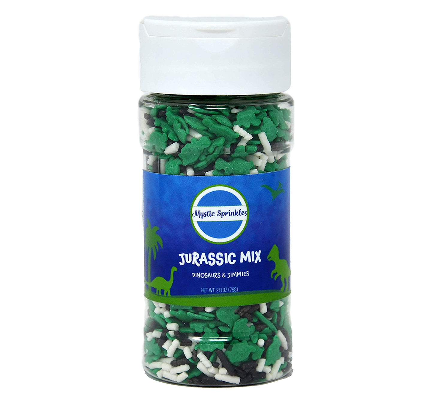 Mystic Sprinkles Confetti Sprinkle Mixes (Jurassic Confetti Mix 2.8Oz)