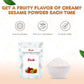 Fanale Premium Creamy Sesame Bubble Tea Flavoring Powder | Perfect For Baking, Smoothies, Desserts And Drinks | Instant Flavorin