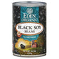 Eden Organic Black Soybeans, 15 oz Can (6-Pack), Complete Protein, No Salt Added, Non-GMO, Gluten Free, U.S. Grown, Heat and Ser