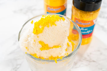 Bakerpan Yellow Nonpareils Sprinkles - 7 Ounces Yellow Sprinkles For Cake Decorating - Edible Nonpareils For Cupcakes, Ice Cream