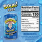 Warheads Sour Fruity Soda – Classic Candy Flavors, Perfectly Balanced Sweet & Sour, Variety Pack of 12, 12oz Cans