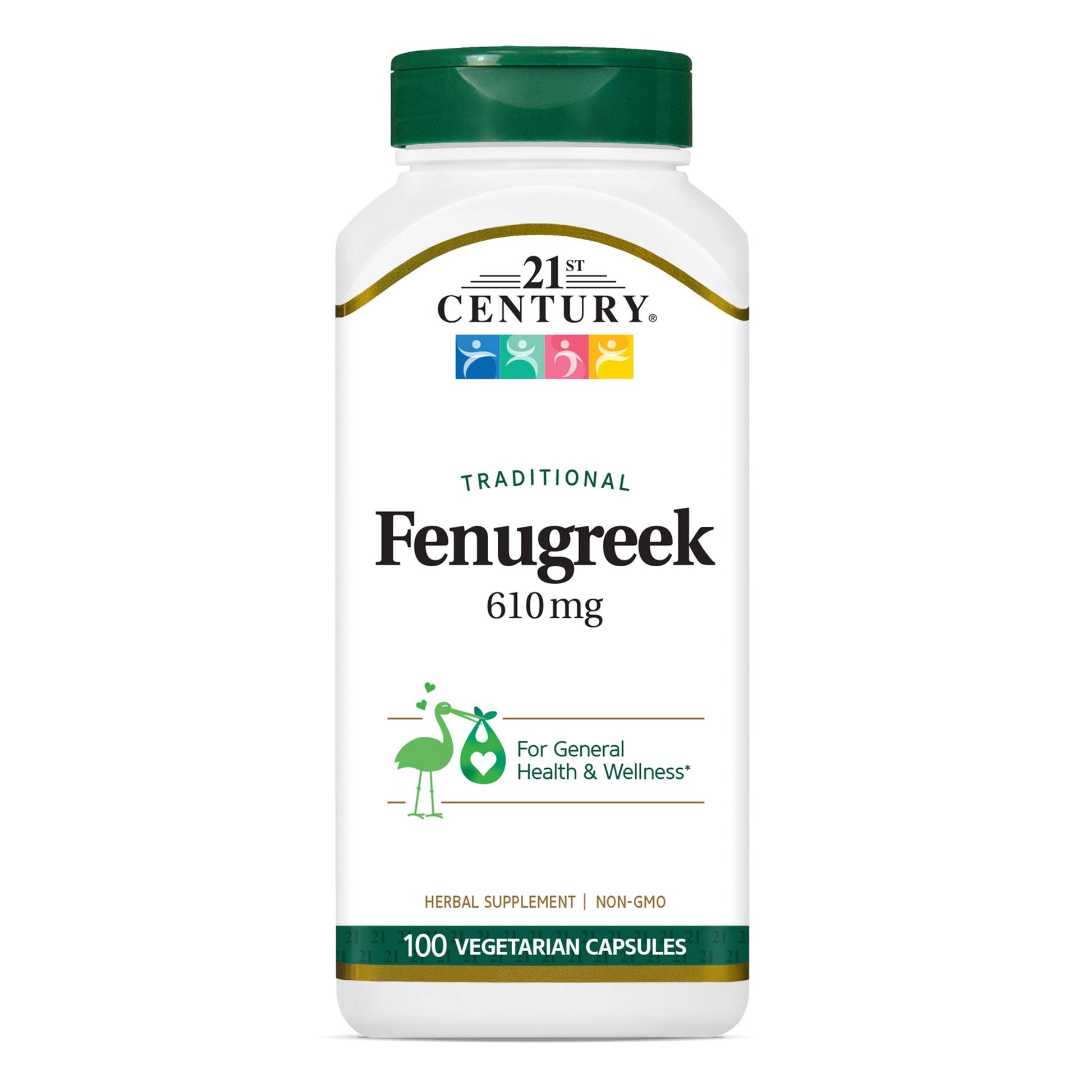 21st Century Fenugreek 610 Mg, 100 Count - Dietary Supplement, 100 Count (Pack of 1)