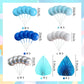 Blue Cake Decoration Blue Silver Balls Cake Topper Baby Shower Cake Decoration For Wedding Bridal Shower Birthday