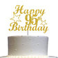 95 Birthday Cake Topper Gold Glitter, Party Decoration Ideas, Premium Quality, Sturdy Doubled Sided Glitter, Acrylic Stick. Made