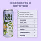 Aura Bora, Lavender Cucumber Herbal Sparkling Water, 12 oz Can (Pack of 12), 0 Calories, 0 Sugar, 0 Sodium, Non-GMO