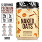 Naked Oats - Cinnamon Overnight Oats, 20G Whey Protein, Gluten-Free Oatmeal Instant Breakfast Or Shake, High Protein Oatmeal, Hi
