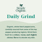Simply Organic Daily Grind, Certified Organic | 2.65 oz | Pack of 3 | Piper nigrum L.