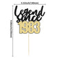 Gyufise 1Pcs Legend Since 1983 Cake Topper 40Th Birthday Cake Decoration Hello 40 Funny 40 And Fabulous Decoration For 40Th Wedd