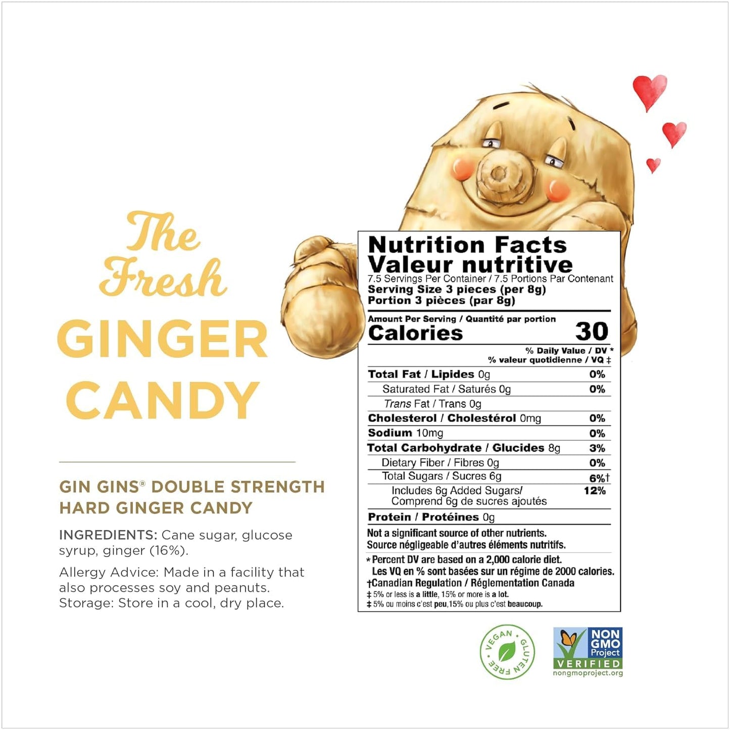 The Ginger People Hard Ginger Candy In Box, Gluten Free, 4.5 Ounces (Pack Of 1)