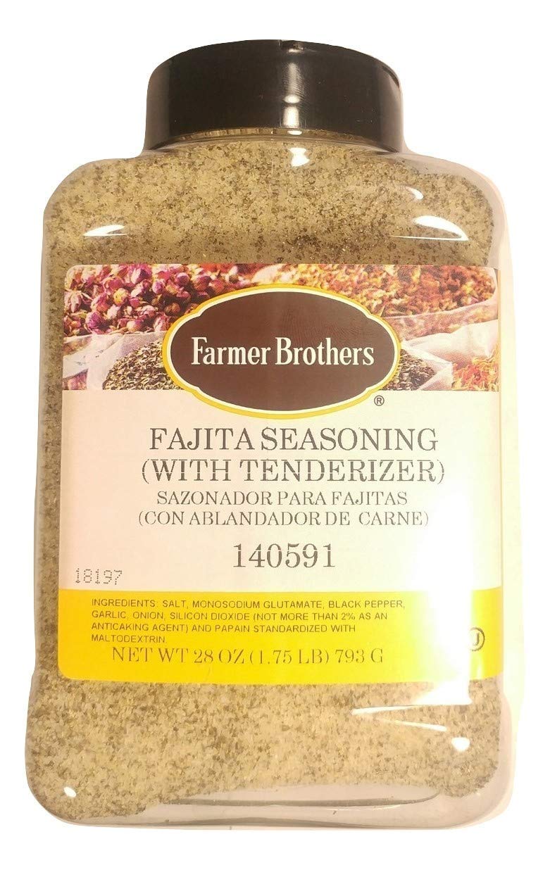 Farmer Brothers Fajita Seasoning, 1lb 12oz bottle, Large Restaurant/food Service Size Container