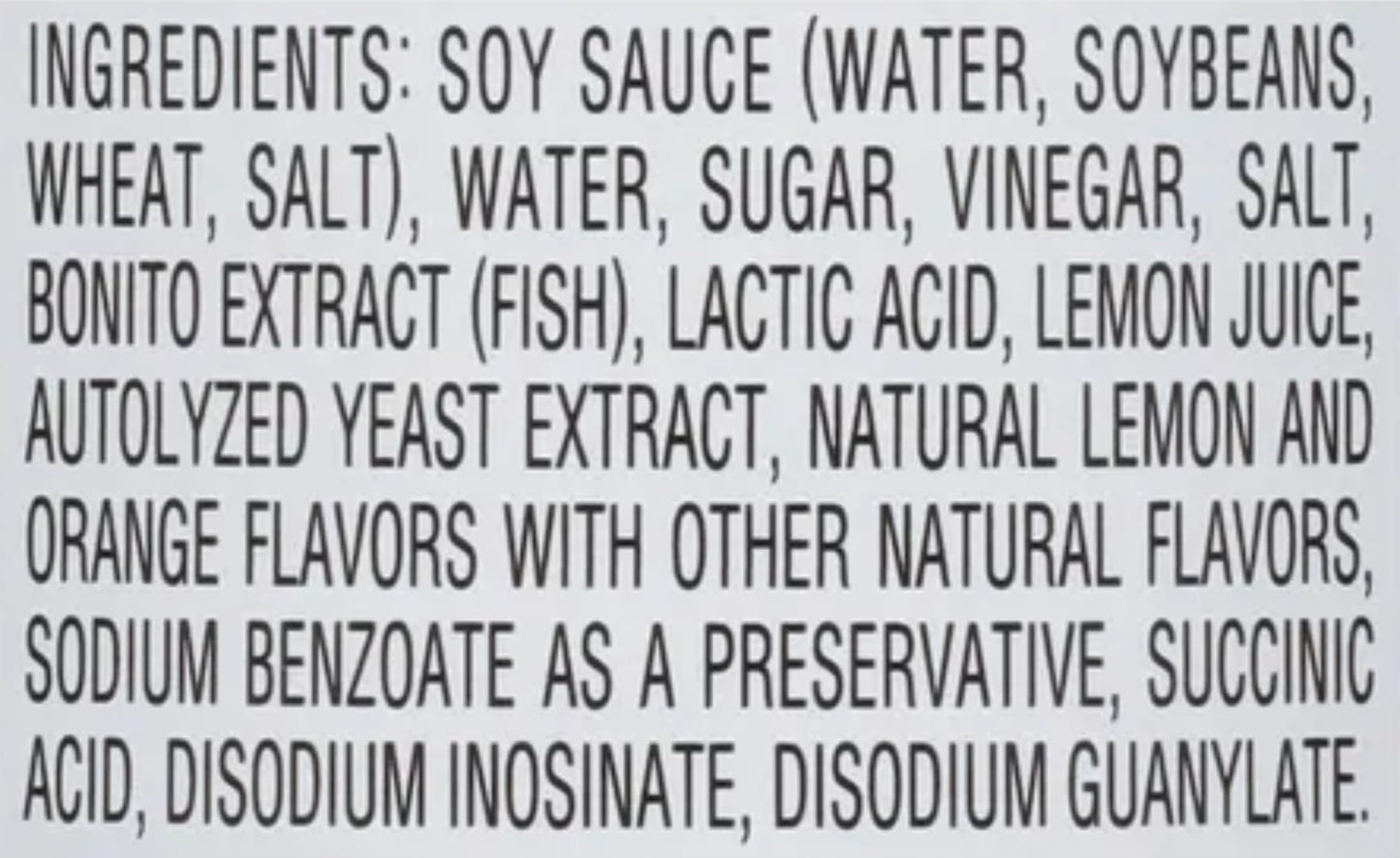 Kikkoman Ponzu Citrus Seasoned Dressing And Sauce, 15 Ounce