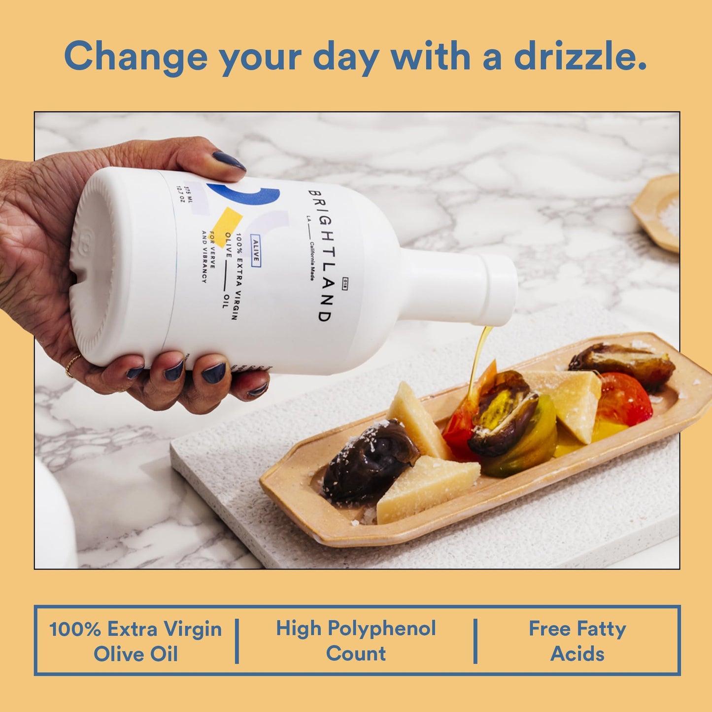Brightland California Extra Virgin Olive Oils, The Duo - First Cold-Pressed Made With Early-Harvest Olives - Polyphenol Rich & A