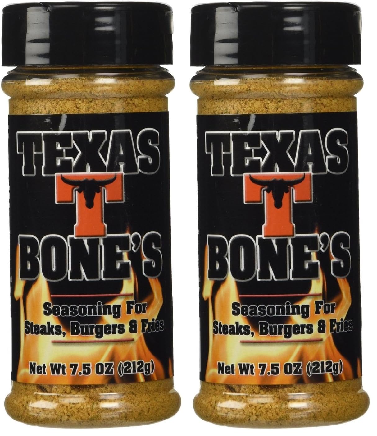 Oakridge BBQ Texas T-Bones Rub and Seasoning for Steaks, Burgers and Fries 7.5 Ounce (Pack of 2)