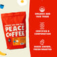 Peace Coffee Birchwood Breakfast Blend | 5 Lb Ground Medium Roast | Organic Fair Trade | Smooth, Mild Flavor | Shade Grown, Fres