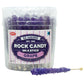 Espeez Extra Large Purple Rock Candy Sticks - 36 Count - Grape Flavor - Individually Wrapped Party Favors