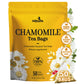 Chamomile Tea Bags  Chamomile Flower Herbal Tea - Sugar-Free  Caffeine-Free  50 Teabags