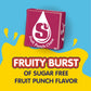 Starburst Singles To Go Powdered Drink Mix, Fruit Punch, 6 Boxes With 6 Packets Each - 36 Total Servings, Sugar-Free Drink Powde