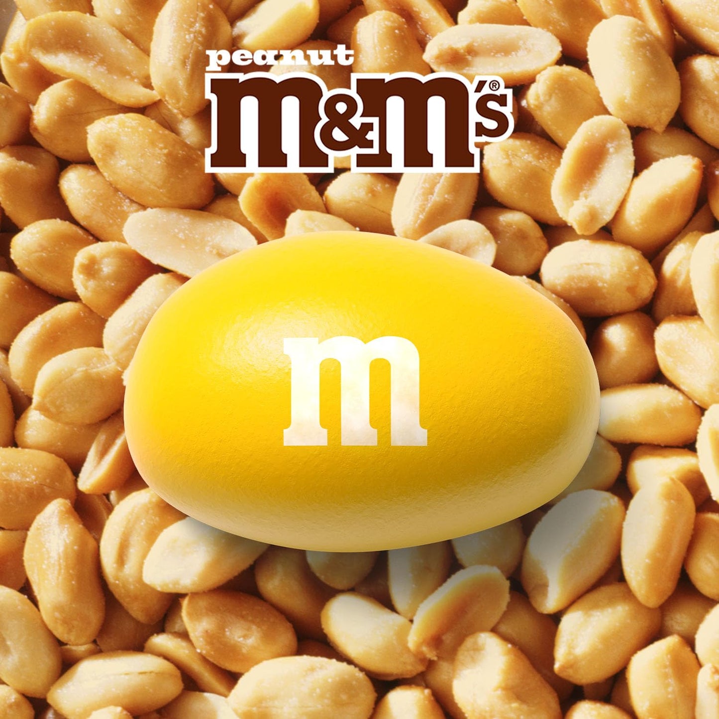M&M S Peanut Milk Chocolate Candy, Chocolate Candy Bulk, Party Size 38 oz Bag (Pack of 2)