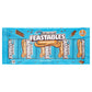 Feastables Peanut Butter Milk Chocolate Bar, 1.24 oz (35g), 5 Count