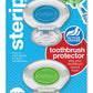 Steripod Clip-On Toothbrush Protector, Clear Blue And Clear Green, 2 Count