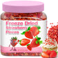 EquSym Freeze Dried Strawberry Pieces – Crunchy Fruit Snack for Yogurt, Cereal, Smoothies – 5oz/142g