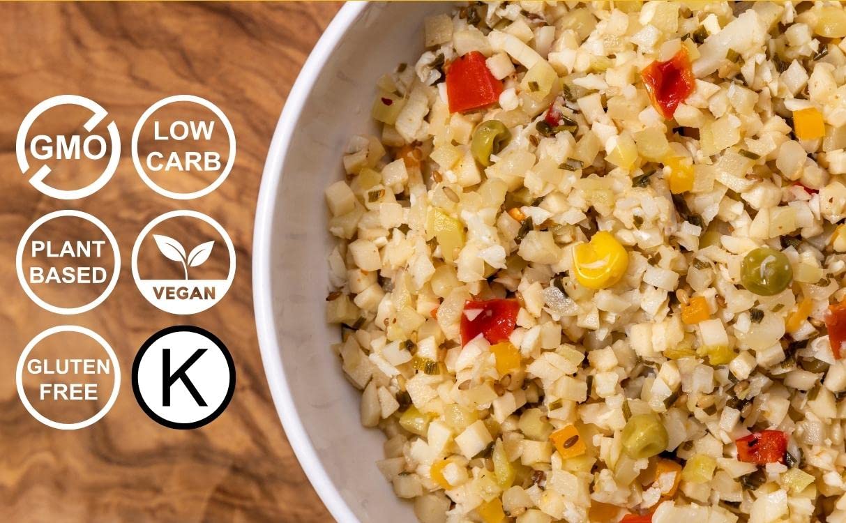 Kitchen & Love Veggie Rice Stir Fry, Low Carb, Gluten Free, 8 Oz (Pack of 6)