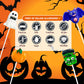 EORA Halloween Lollipop Suckers Candy, 32 Count, Multi, Individually Wrapped, Pumpkin, Green Monster, Bat Candies for Trick or Treat